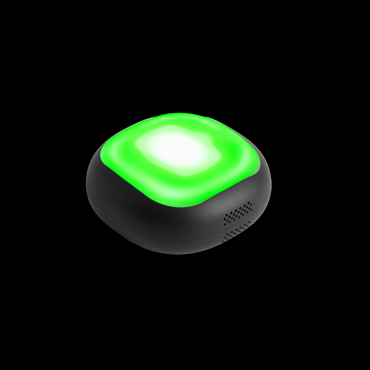 SogilityGO Impact Light with a black housing and bright green illuminated face